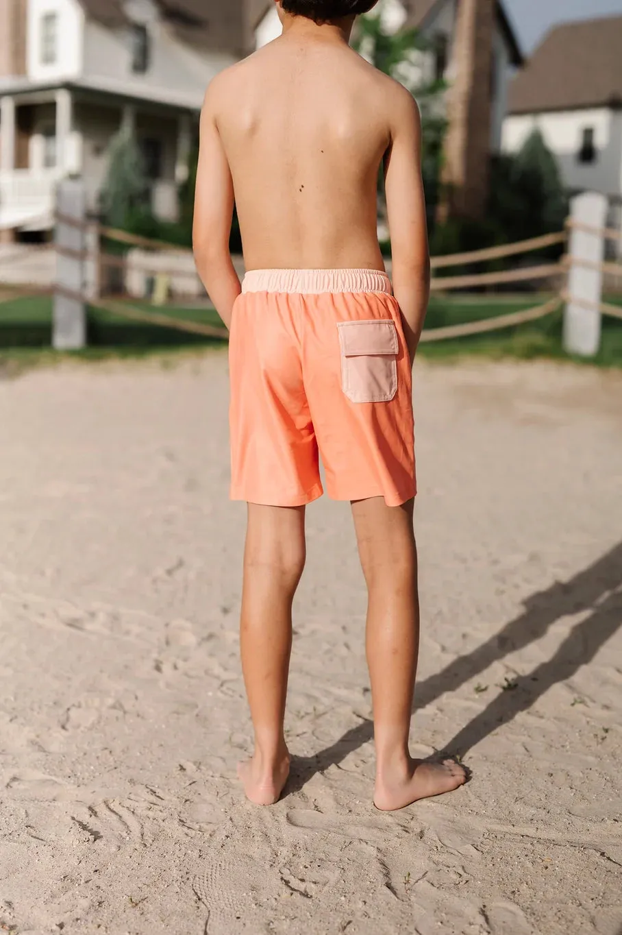 Boy Shorts in Orange Sherbet